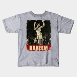 Kareem Abdul Jabbar - NEW RETRO STYLE Kids T-Shirt